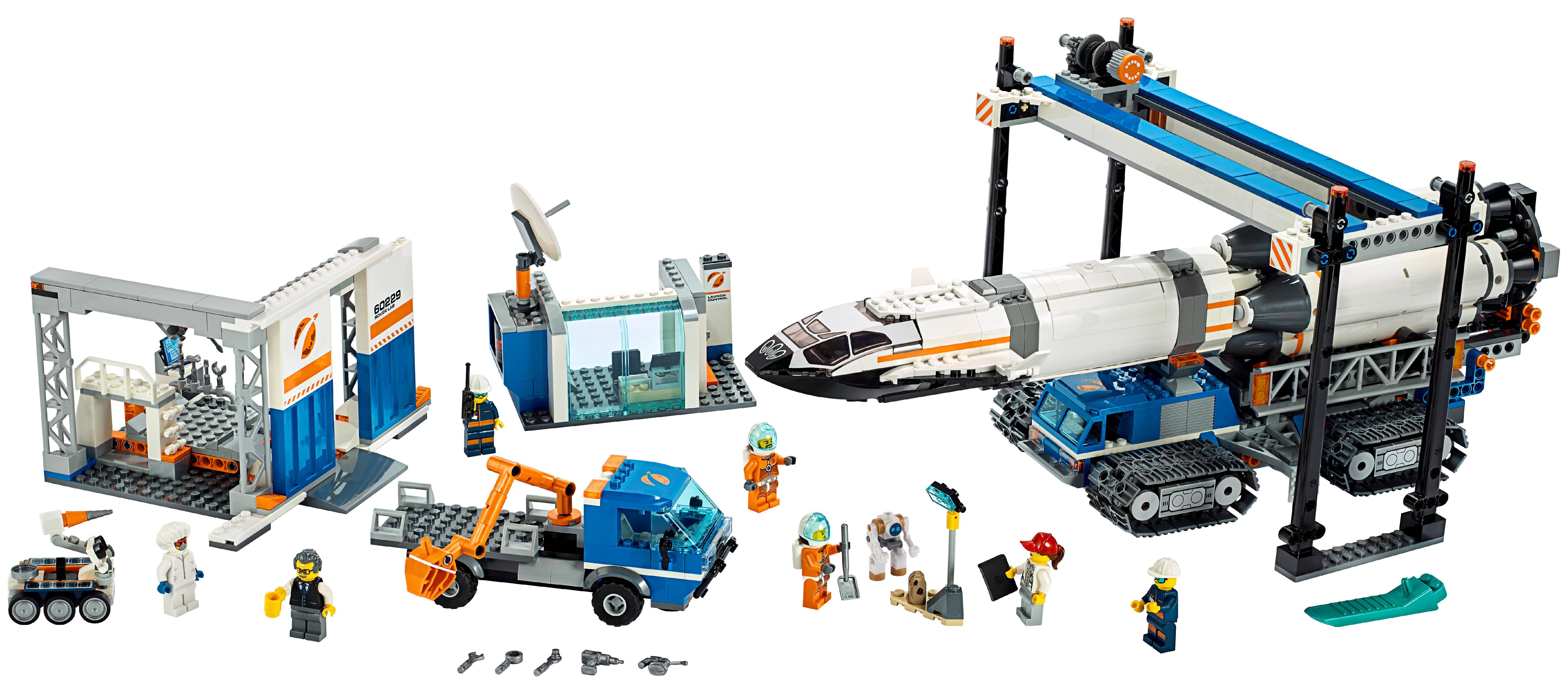 LEGO City Space Rocket Assembly & Transport 60229 Toy Set (1055 Pieces) - image 3 of 8