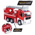 thumbnail image 4 of Driven by Battat – Large Toy Fire Truck for Kids – Toy Rescue Vehicle – Red Emergency Toy Truck – Lights & Sounds – 3 Years + – Standard Fire Truck, 4 of 5