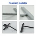 thumbnail image 4 of Bathroom Shower Squeegee Household Glass Wiper Window Mirror Silicone Scraper Shower Doors Hanging Squeegee Holder Cleaning Tool, 4 of 8