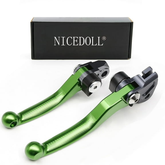 3D Dirt Bike Brake Clutch Pivot Levers for KDX200 1995-2007,KDX220 2002-2007,KLX300 1996-2004 Green