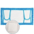 thumbnail image 2 of Advancent Paquete de 2 cabezales de fregona para oficina, dormitorio, azulejos, cabezales de fregona, almohadilla de poliéster, lavable, Suministros de limpieza para el hogar, 2 of 6
