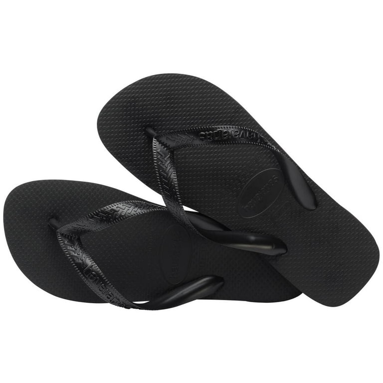 Havaianas Top Men's Flip Flop Sandals Black, Size