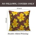 thumbnail image 2 of LALILO Throw Pillow Covers Floral With Yellow Flowers Accent Art Cushion Cover 18" x 18", 2 Pack, 2 of 6