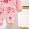 thumbnail image 5 of HCNTES Toddler Baby Girls Clothes 3 6 12 18 24 Months 2T 3T 4T 5T Boys Fall Winter Outfits Pullover Long Sleeve Solid Sweatshirt Pants Sweatsuit Set, 5 of 5