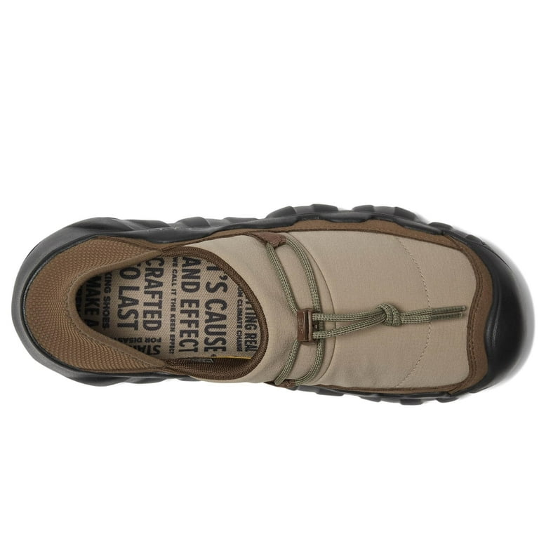 KEEN Men's Hypowser Crushback Slipper, Timberwolf/Dark Earth, 10