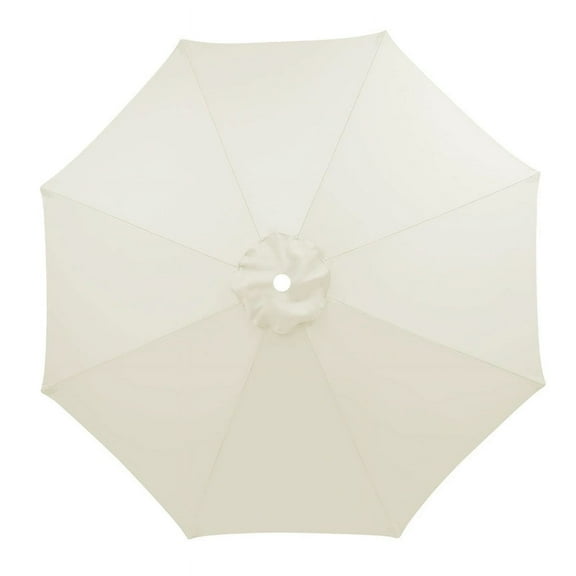 Joqmia 9ft Thickened PU waterproof Patio Umbrella Replacement Canopy Market Umbrella Top Outdoor Umbrella Canopy for 6 Ribs(only Canopy) Poloere, Outdoor, Yard Umbrella(Beige)