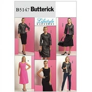 Butterick Pattern Misses' and Misses' Petite Jacket, Top, Dress and Skirt, BB (8, 10, 12, 14)