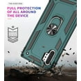 thumbnail image 6 of Note 10 Plus Case,Note 10+ Case, [Military Grade ] Shock-Absorption Bumper Cover Anti-Scratch Case with Ring Car Mount Kickstand for Galaxy Note 10 Plus/Note 10 Plus 5G - Teal, 6 of 6