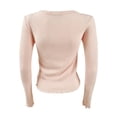 thumbnail image 2 of Freshman Juniors' Cozy Henley Top (XL, Just Peachy), 2 of 2