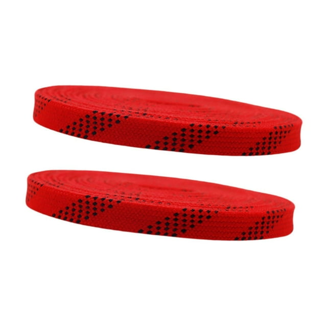 1 par de cordones para patines de hockey de 1 cm de ancho encerados y 1 cm de ancho planos para patinaje sobre hielo en línea 274 cm