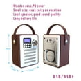 thumbnail image 2 of DAB Digital Radio Stereo MP3 Bluetooth Wood Portable Rechargeable FM Receiver, 2 of 7