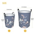 thumbnail image 2 of Lsque Watercolor Flowers Butterfly pattern Laundry Hamper Basket, Tall Woven Rope Hamper Basket for Clothes, Lightweight Storage Basket, Collapsible Waterproof-Medium, 2 of 8
