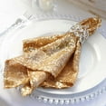 thumbnail image 4 of BalsaCircle 50 Pieces 20" Gold Sequins Napkins Wedding Decorating Tablecloths Holiday Dinner Party Table Decorations, 4 of 4