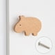 thumbnail image 4 of Tiradores de puerta de madera con tornillo pomos animales de madera para gabinete pomos de tocador de madera, 4 of 6