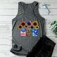 thumbnail image 4 of Midsumdr Womens Tank Tops Summer Casual 4th of July Graphics Printed Tank Tops Sleeveless Round Neck Breathable Loose Fit Versatile Independence Day Tops, 4 of 4