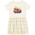 thumbnail image 3 of Inktastic Animal Ark Bible Story Christian Girls Toddler Dress, 3 of 5