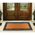 thumbnail image 7 of A1HC Natural Coir And Rubber Large Doormat, Outdoor Entrance, Paisley Border, 30x60 Inches, Black, 7 of 7
