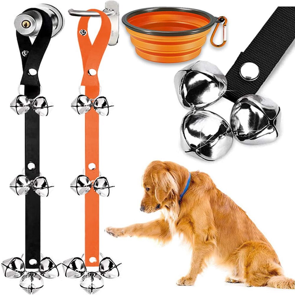 HOT Dog Doorbell Puppy Toilet Training Bells Dog Doorbell Dog