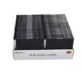 thumbnail image 2 of CD Storage Protective Jewel Cases Organizer Replacement Box 100 Pack Slim, 2 of 3