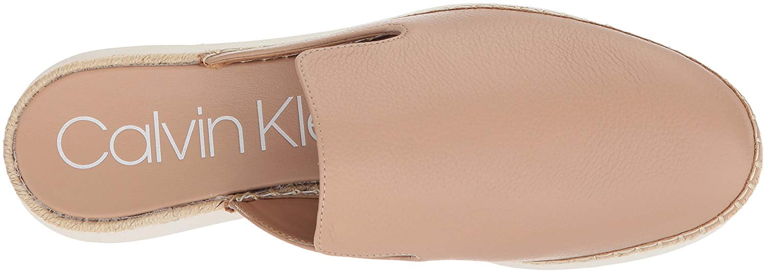 calvin klein verie espadrille loafer mule