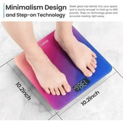 RENPHO Highly Accurate Digital Body Weight Scale, Digital Bathroom Scale with Lighted LED Display, 400 lb, Gradient