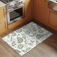 thumbnail image 3 of Boho Sage Green Floral Bathroom Mats 2x3 FT,Non Slip Small Kitchen Mat,Vintage Farmhouse Paisley Plant Washable Soft Backed Front Door Throw Rugs Non-Shedding Indoor Outdoor Doormat for Entryway Sink, 3 of 8