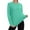Mint Green, variant on Besolor Women's Workout Tops Crewneck Long Sleeve Quick Dry UPF 50+ Sun Protection Shirts for Hiking Running