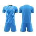 thumbnail image 2 of LWNYDPLSD Boys Soccer Jersey Set 2 Piece School Uniform Outfit for Teen Boys Training Team Sweatshirts+Summer Running Shorts Basketball Tracksuit Kids Boy Clothes, 2 of 4