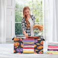 thumbnail image 5 of Foldable Clothes Storage Bags Clothes Organizer Bin with Clear Windows for Clothes Bedding Pumpkins and Candy Corn, 5 of 6