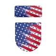 thumbnail image 2 of HELLHERO Polyester Fabric Toilet Lid Seat Cover & Elastic Installation Toilet Seat Cover Set & Universal for Toilet Soft, American Flag Pattern, 2 of 7