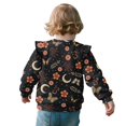 thumbnail image 3 of Xoenoiee Butterfly Moon Flower Print Toddler Sweatshirt Girl Long Sleeve Shirt Graphic Crewneck T-Shirts for Little Girls Athletic Workout Pullover Hoodie, Size 7-8 Years, 3 of 7