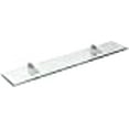thumbnail image 3 of Spancraft Glass Falcon Glass Shelf, Brushed Steel, 4.75 x 21, 3 of 3
