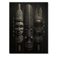 thumbnail image 3 of Designart "African Visage" African American Print on Natural Pine Wood, 3 of 5