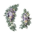 thumbnail image 2 of Juego de 2 guirnaldas de flores artificiales colgantes para arco de boda, fondo de flores artificiales Estilo B, 2 of 9