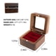 thumbnail image 3 of pstuiky Caja para anillos joyero caja de madera para anillos caja para anillos de compromiso con ranura caja para anillos de boda elegante y retro caja para anillos para propuesta de matrimonio., 3 of 7