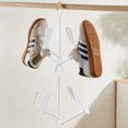 thumbnail image 4 of Thickened Plastic Foldable Shoe Drying Rack Can Be Rotated And Stacked To Dry Shoes Artifact Dry And Wet Twofold Purpose Towel Scarf Storage Rack Drying Rack, 4 of 8