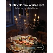 Govee E12 LED Candle Bulb, Smart Chandelier Light Bulbs for Living Room,2pack