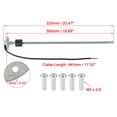 thumbnail image 2 of 500mm Universal Auto Fuel Level Sender Water Level Gauge Sensor Stainless Steel Plastic 240-33ohms, 2 of 6