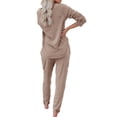 thumbnail image 2 of Langwyqu Women Sport Casual 2 Pieces Sweatsuit Hoodies & Pants, 2 of 4