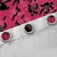 thumbnail image 4 of jejeloiu Pink Black Brown Curtains Pack of 2 (42x84 Each),Farmhouse Camouflage Hunting Curtains Blackout,Retro Rustic Camo Bedroom Curtains For Adult,Breathable Home Decor, 4 of 6