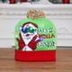 thumbnail image 1 of Gorro navideño luminoso para niños y adultos, cálido jersey de punto para otoño e invierno, gorro de felpa estampado, 1 of 6