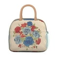 thumbnail image 2 of Lunch Bag Lunch Box for Women Reusable Insulated Lunch Cooler Bags,Large Capacity for Work Travel Picnic,Water-Resistant Pioneer Colorful Floral Lunch Tote Bag Gifts for Woman Mom Beige, 2 of 6