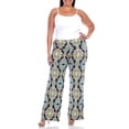 thumbnail image 5 of White Mark Women's Plus Size Printed Palazzo Pants, 5 of 5