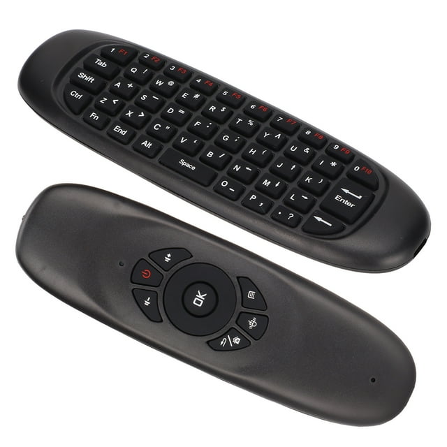 , Portable 2.4GHz Remote Control Multifunctional Mini Keyboard All In One Remote With Rechargeable Battery For PC TV