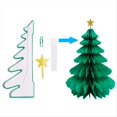 thumbnail image 1 of 12 Piezas de Adornos Colgantes de Papel en Forma de Panal para Árbol de Navidad, Adornos Colgantes para Mesa, Decoración Navideña para Festivales y Árboles de Navidad A, 1 of 10