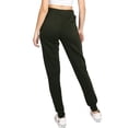thumbnail image 3 of Reflex Womens Juniors High Rise Fleece Lined Jogger Sweatpants (Olive, XL), 3 of 5