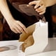 thumbnail image 4 of Organizador de estanterías de papel filtro acrílico para café | Dispensador transparente | Caja de almacenamiento moderna en blanco o negro 15x15x7,3cm duradera | Decoración de cafetería | Accesorio, 4 of 8