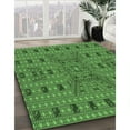 thumbnail image 2 of Ahgly Company Indoor Rectangle Patterned Pea Green Area Rugs, 2' x 4', 2 of 6