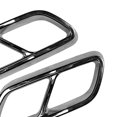 thumbnail image 4 of 2 Embellecedores de tubo de escape, accesorios exteriores para silenciador, compatibles con Mercedes plata, 4 of 6