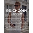 thumbnail image 7 of RICHCOIN Mens Tank Top Round Neck Sleeveless Muscle Shirts Lightweight Summer Beach Textured Tee, 7 of 7